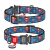 Ошейник для собак нейлоновый WAUDOG Nylon c QR паспортом, рисунок "Супермен Лого"DC Comics