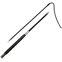 Хлыст выездковый "EQUIMAN", кожаная ручка + металлическая отделка